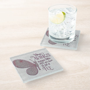 Inspiration/Zitate Glasuntersetzer