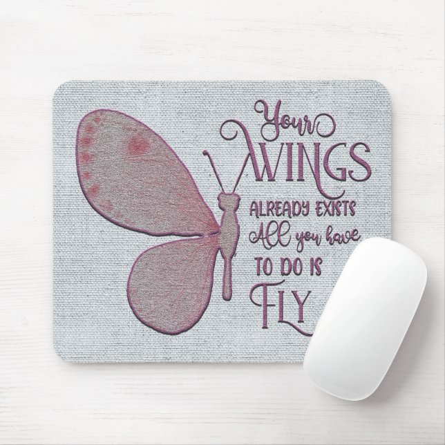 Inspiration/Zitate Mousepad (Mit Mouse)