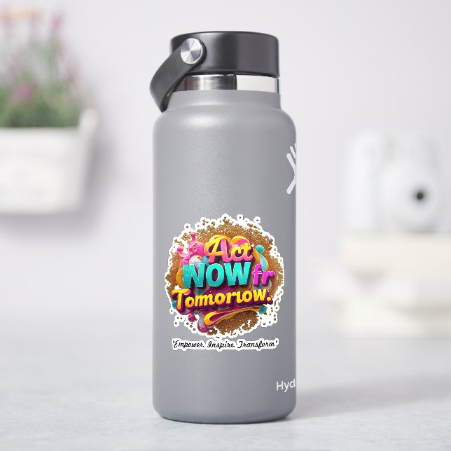 "Inspiration zum Handeln" Aufkleber (HydroFlask)