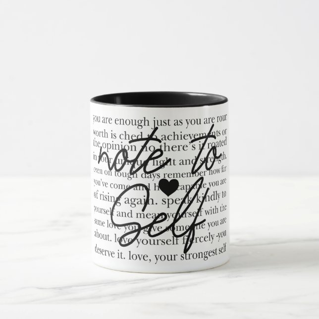Inspiration zum Selbst Tasse (Zentrum)