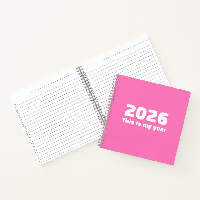 Inspirational 2026 Journal Spiral Notebook Notizbuch (Innenseite)