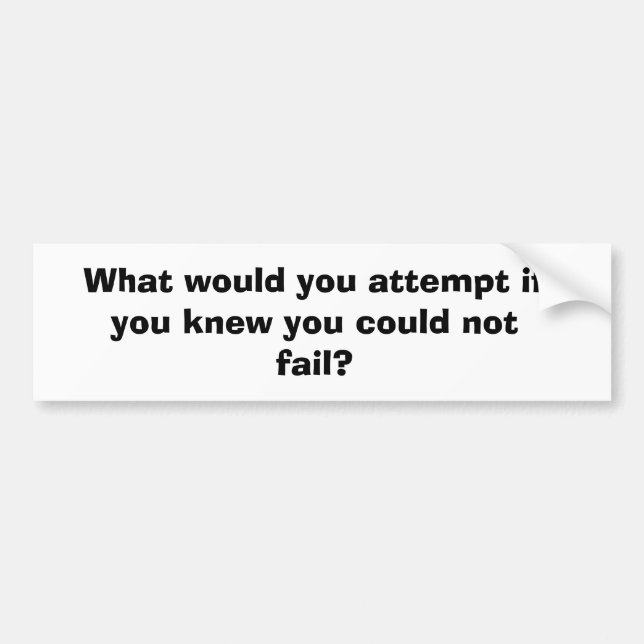 Inspirational Autoaufkleber (Vorne)