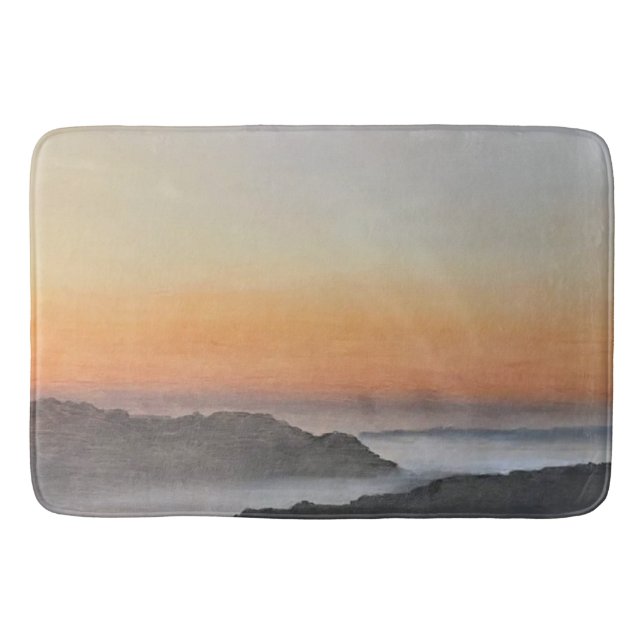 Inspirational Bath Mat | Ice Storm Sunrise Badematte (Vorderseite)