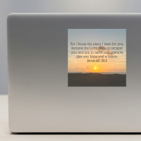 Inspirational Bible Verse Jeremiah 29:11 Sonnenauf