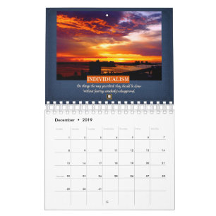 INSPIRATIONAL-CHARACTERISTICS EINES GENIES KALENDER