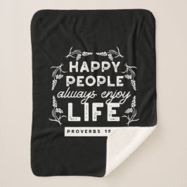 Inspirational Christian Quote from Proverbs 15:15 Sherpadecke