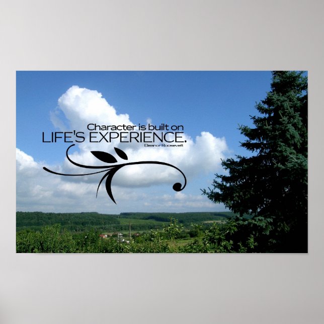 Inspirational Eleanor Roosevelt Poster (Vorne)