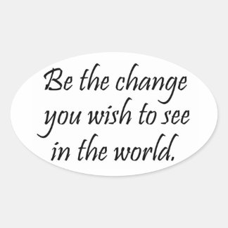 Inspirational Gandhi Zitat Aufkleber Bulk Discount