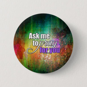 Inspirational geistiger christlicher button