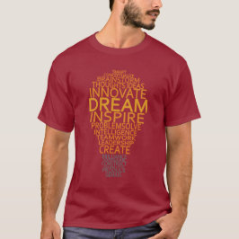Inspirational Glühlampe-Shirts -. wählen Sie Art T-Shirt