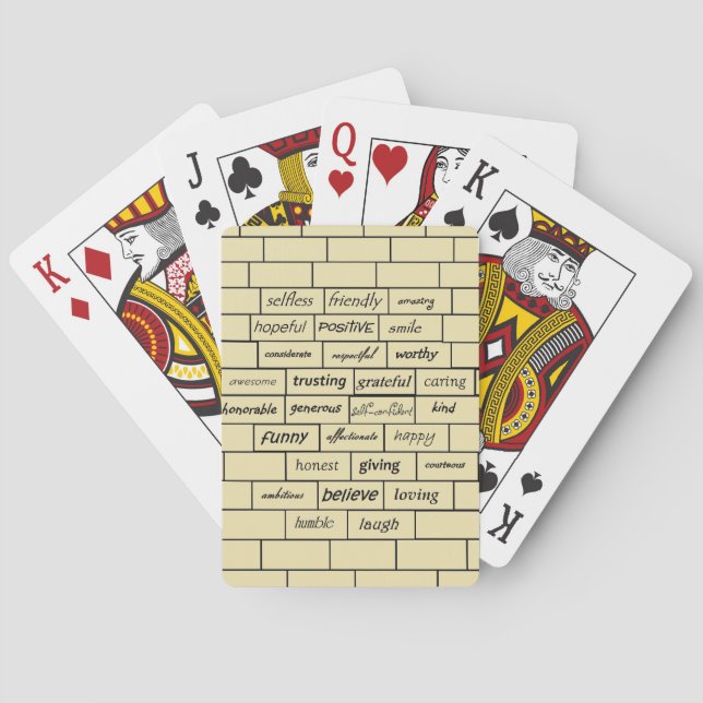 Inspirational Graffiti Playing Cards Spielkarten (Rückseite)