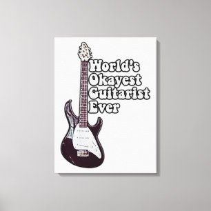 inspirational guitar quote for guitar players leinwanddruck