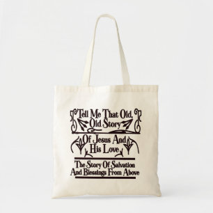Inspirational Jesus-Sprichwort-Taschen-Tasche Tragetasche