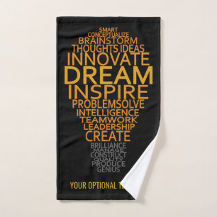 Inspirational Lightbulle handtuch