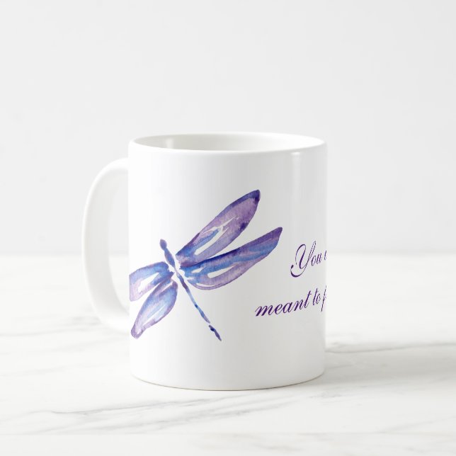 Inspirational lila einzigartige Geschenke der Kaffeetasse (Vorderseite Links)