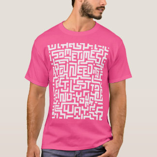 Inspirational Maze Motivational Labyrinth Optical  T-Shirt