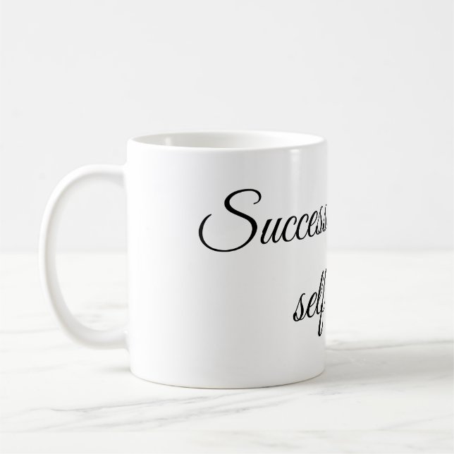 Inspirational Motivation Quote Design” Kaffeetasse (Links)