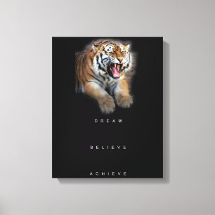 Inspirational motivierend Zitat-Erfolg elegant Leinwanddruck