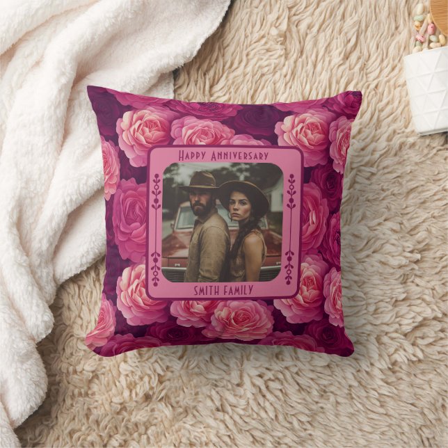 Inspirational Mr And Mrs Wedding Throw Pillow   Kissen (Decke)