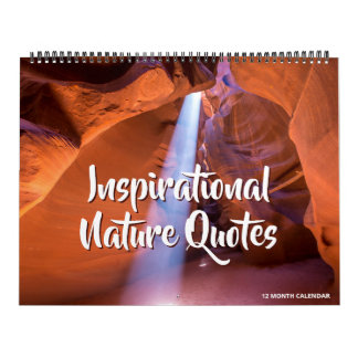 Inspirational Nature Quotes Calendar Kalender