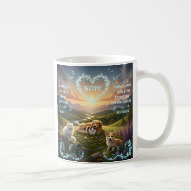 Inspirational Pets & Nature: Motivational Quotes A Kaffeetasse (Rechts)
