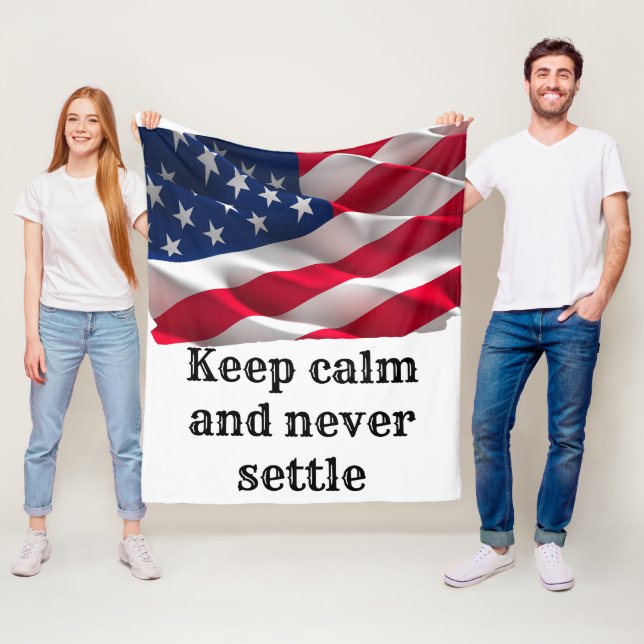 Inspirational phrase fleecedecke (Beispiel)