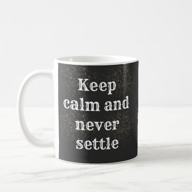 Inspirational phrase kaffeetasse (Links)
