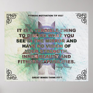 Inspirational Plakat für Fitness-Zitat #027
