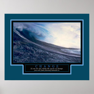 Inspirational Poster "Change" 22x28