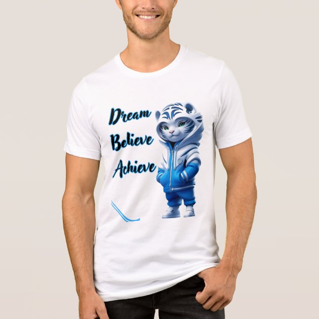 Inspirational Quot for Men & Women, Casual Tri-Blend Shirt (Vorderseite)