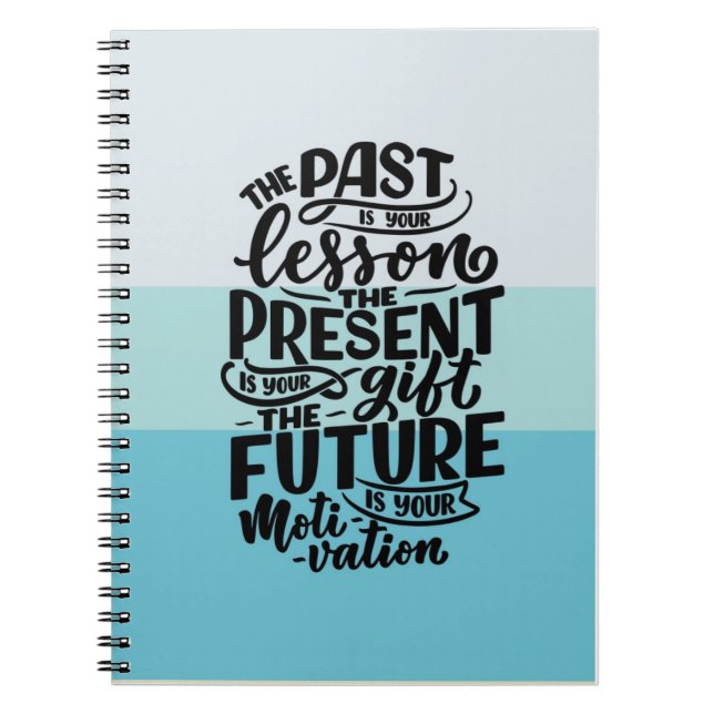 Inspirational quote - journal notebook  notizblock (Vorderseite)