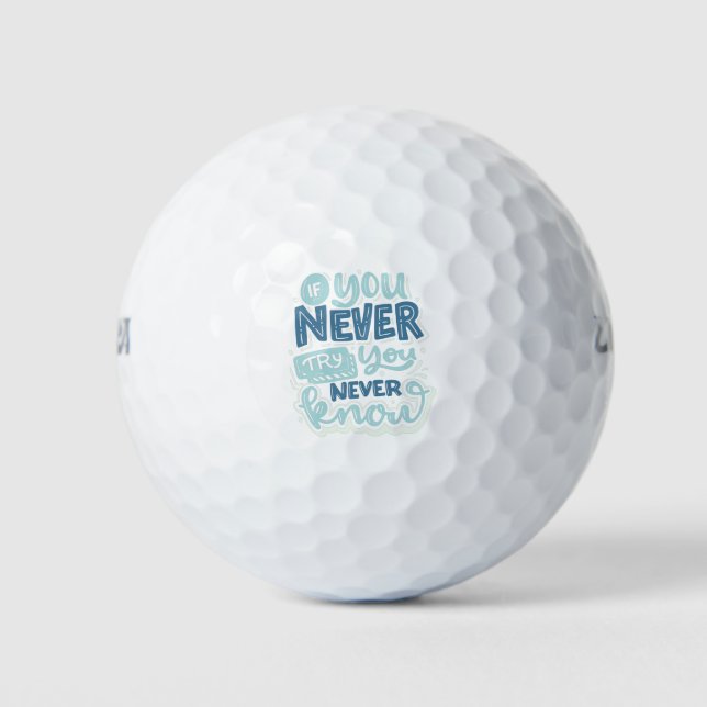 inspirational quotes golfball (Vorderseite)