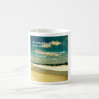 INSPIRATIONAL RUMI OZEAN-ZITAT-FOTO-TASSE TASSE