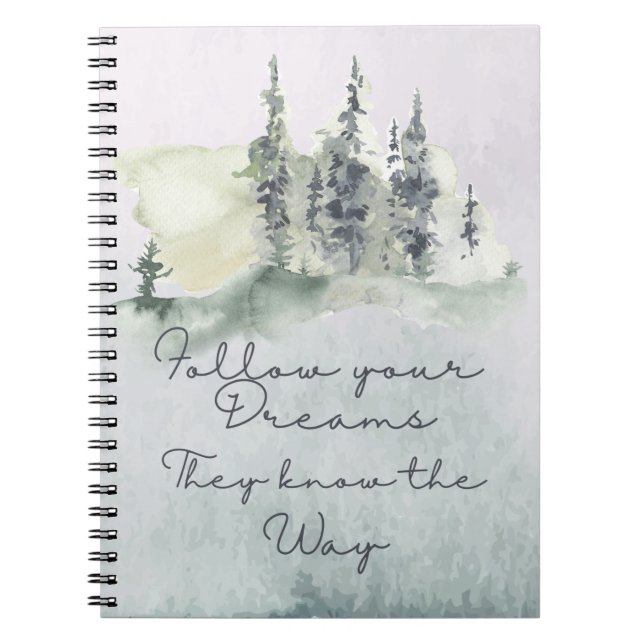 Inspirational Spiral Notebook - Journal Notizblock (Vorderseite)