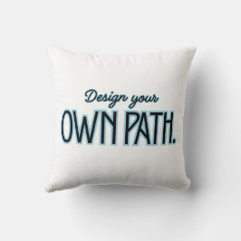 Inspirational Throw Pillow – Minimalist Motivation Kissen