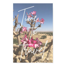 Inspirational Travel Poster - Desert Rose