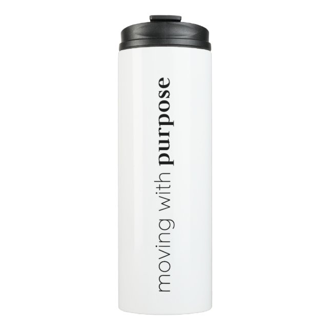 Inspirational Travel - “Purpose” Thermosbecher (Vorderseite)