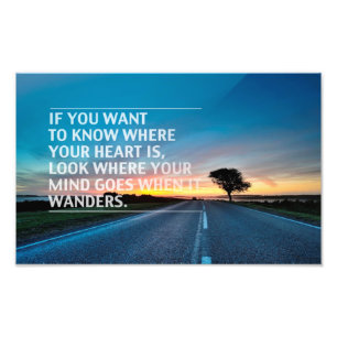 Inspirational und motivierend Zitate Fotodruck