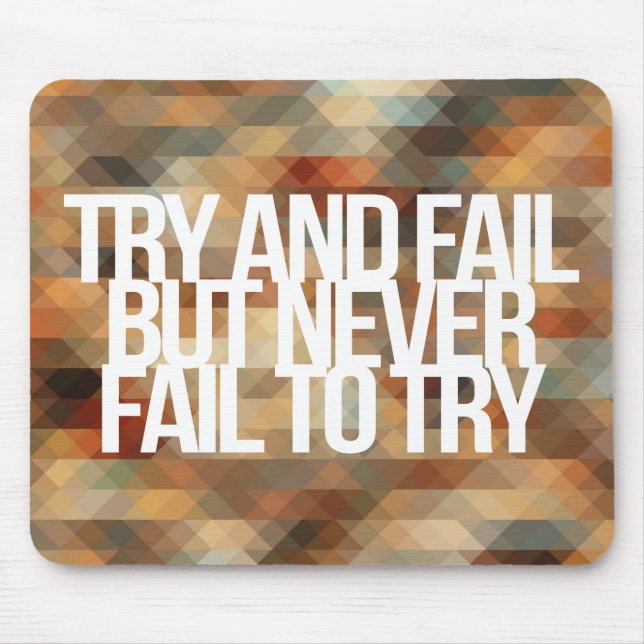 Inspirational und motivierend Zitate Mousepad (Vorne)