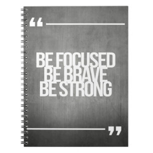 Inspirational und motivierend Zitate Notizblock