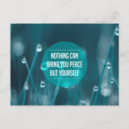Inspirational und motivierend Zitate Postkarte