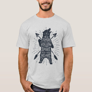 inspirational Zitat des Vintagen wilden Bären T-Shirt