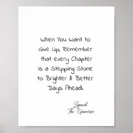 INSPIRATIONELLE STELLE POSTER