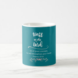 Inspirationelles Christlich Warten auf die Lord Ve Tasse