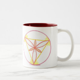 Inspirations-Mandala #2 Zweifarbige Tasse