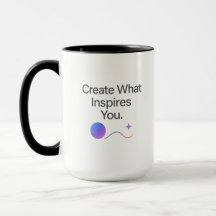 Inspirations-Tasse für Kreative – Minimalistisches