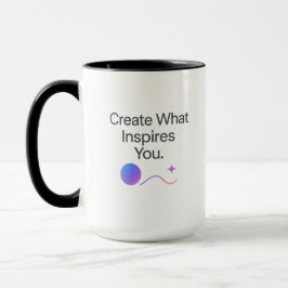 Inspirations-Tasse für Kreative – Minimalistisches Tasse