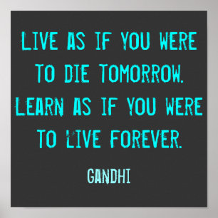 Inspirations-Zitat-Plakat-Kunst-Druck Poster