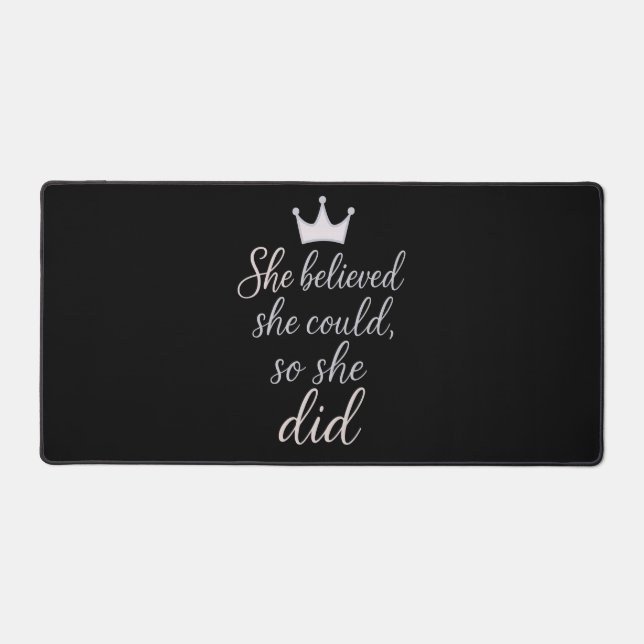 Inspirationsangebot für Frauen Schreibtischunterlage (Vorderseite)