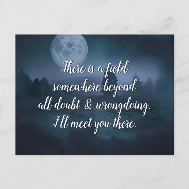 Inspirationsangebot Ich treffe Sie dort Postkarte (Vorderseite)